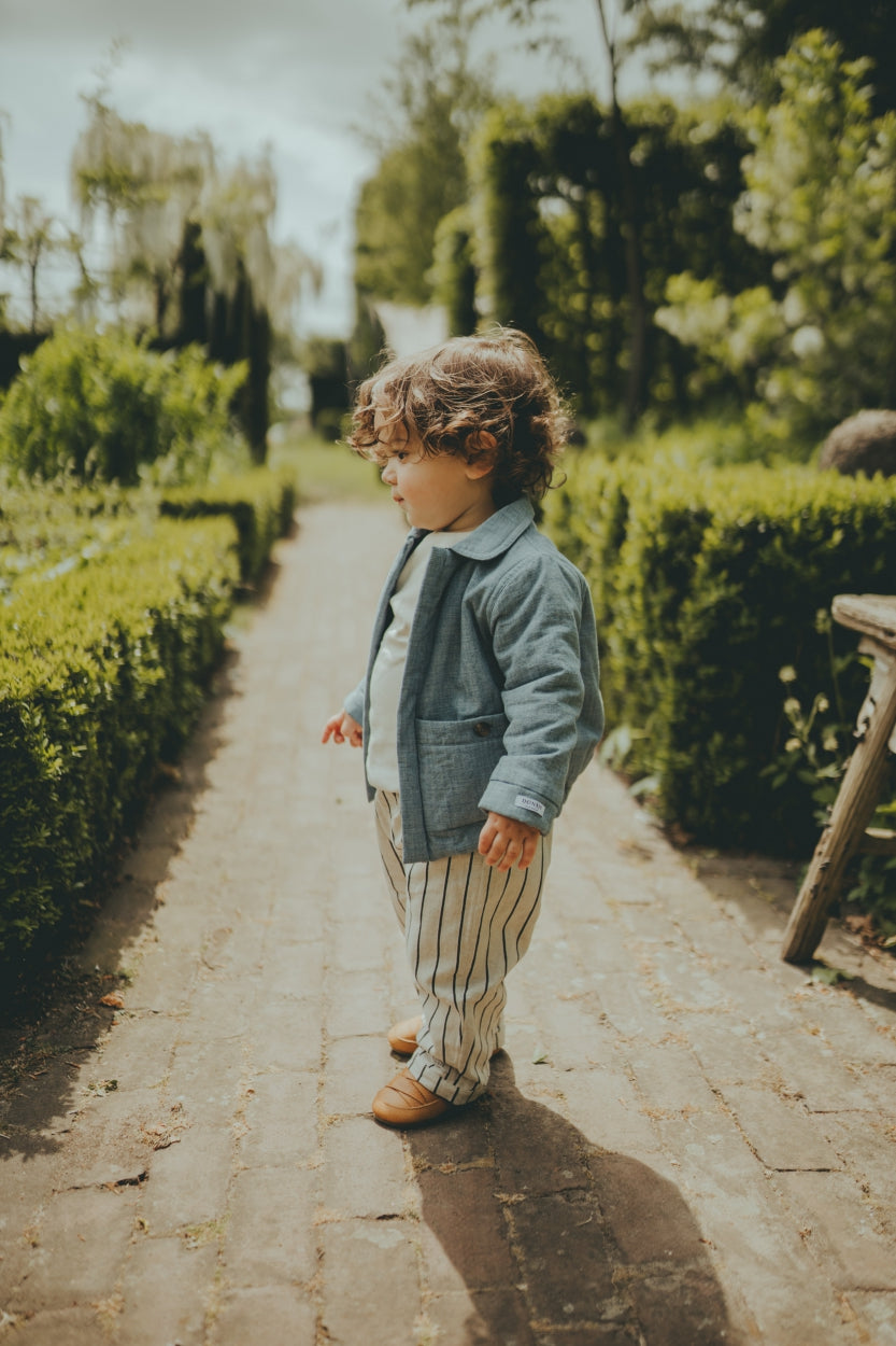 Mink Trousers | Soft Sand Melange