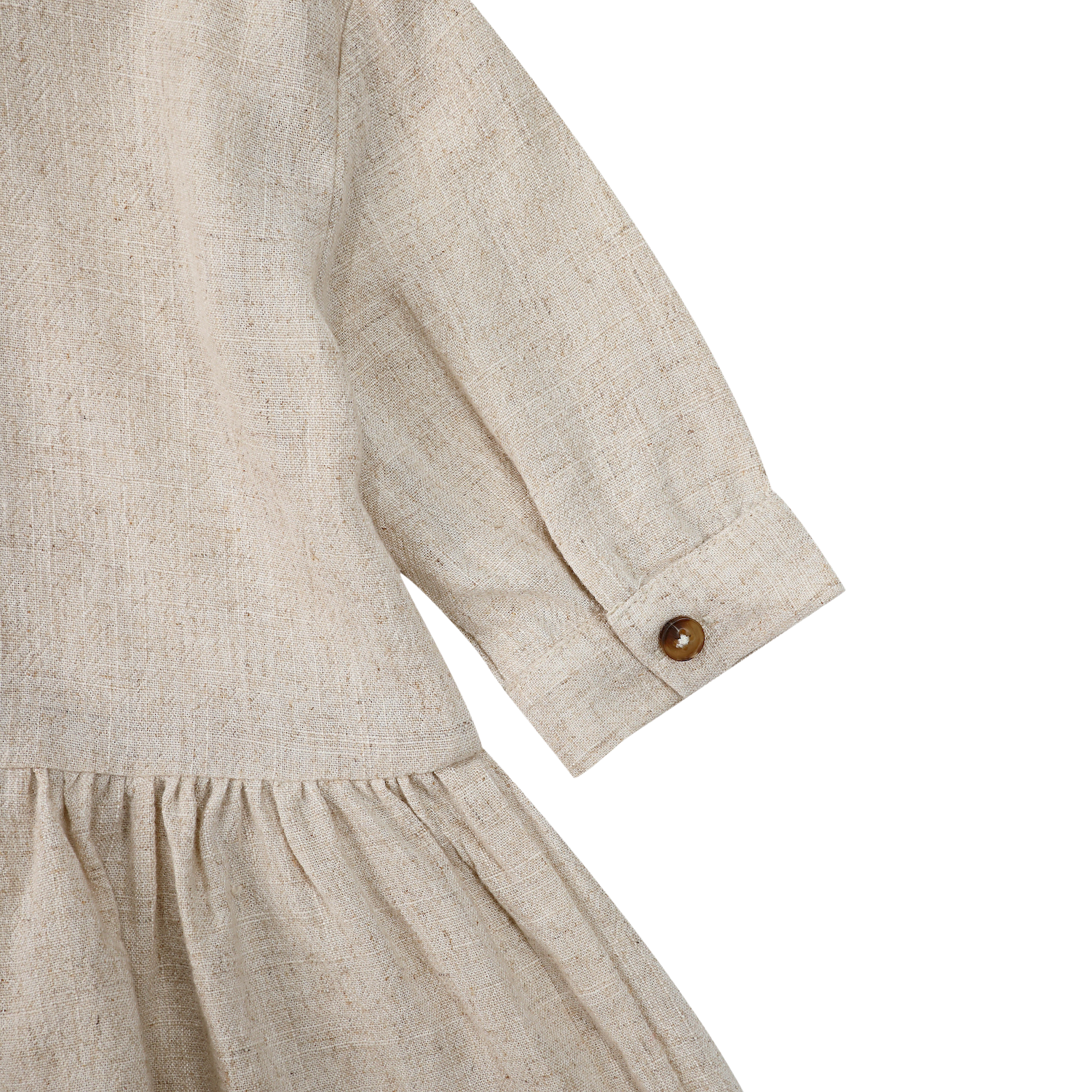 Noelle Dress | Warm White Melange