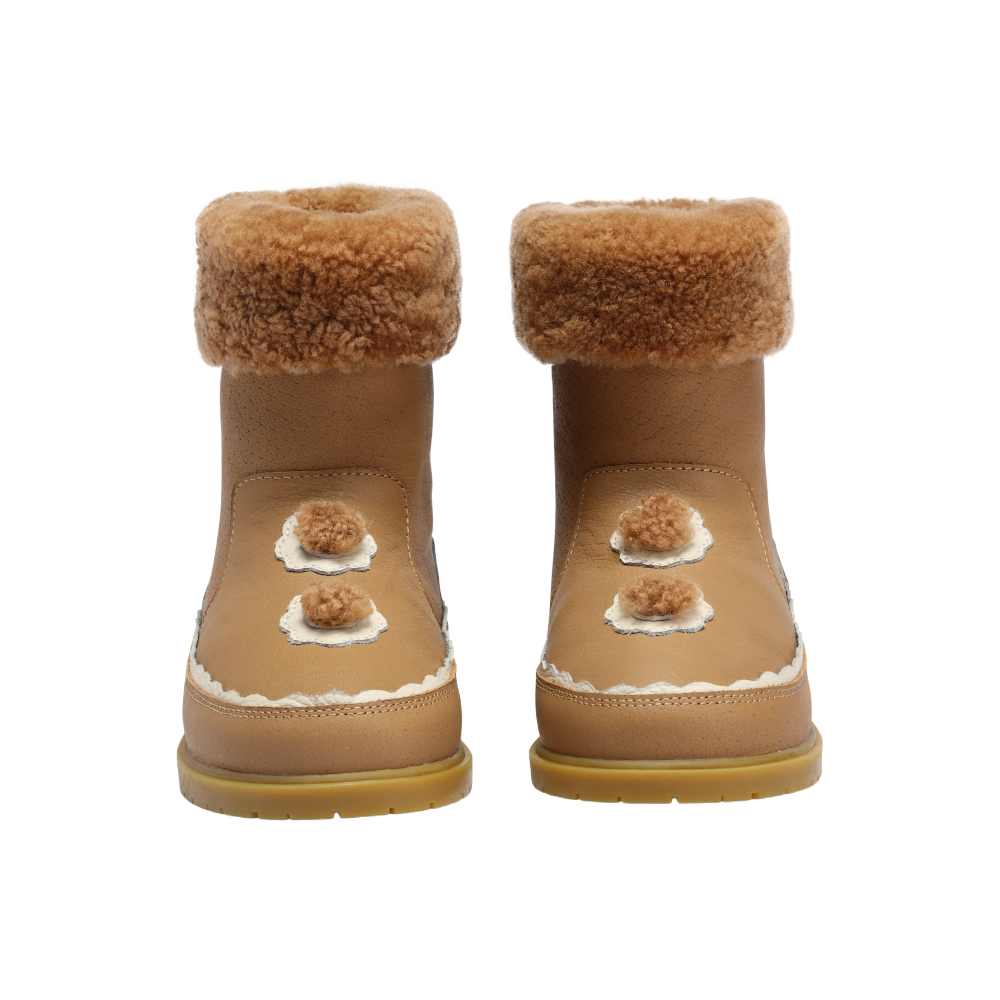 Pleun Boots | Beige Leather