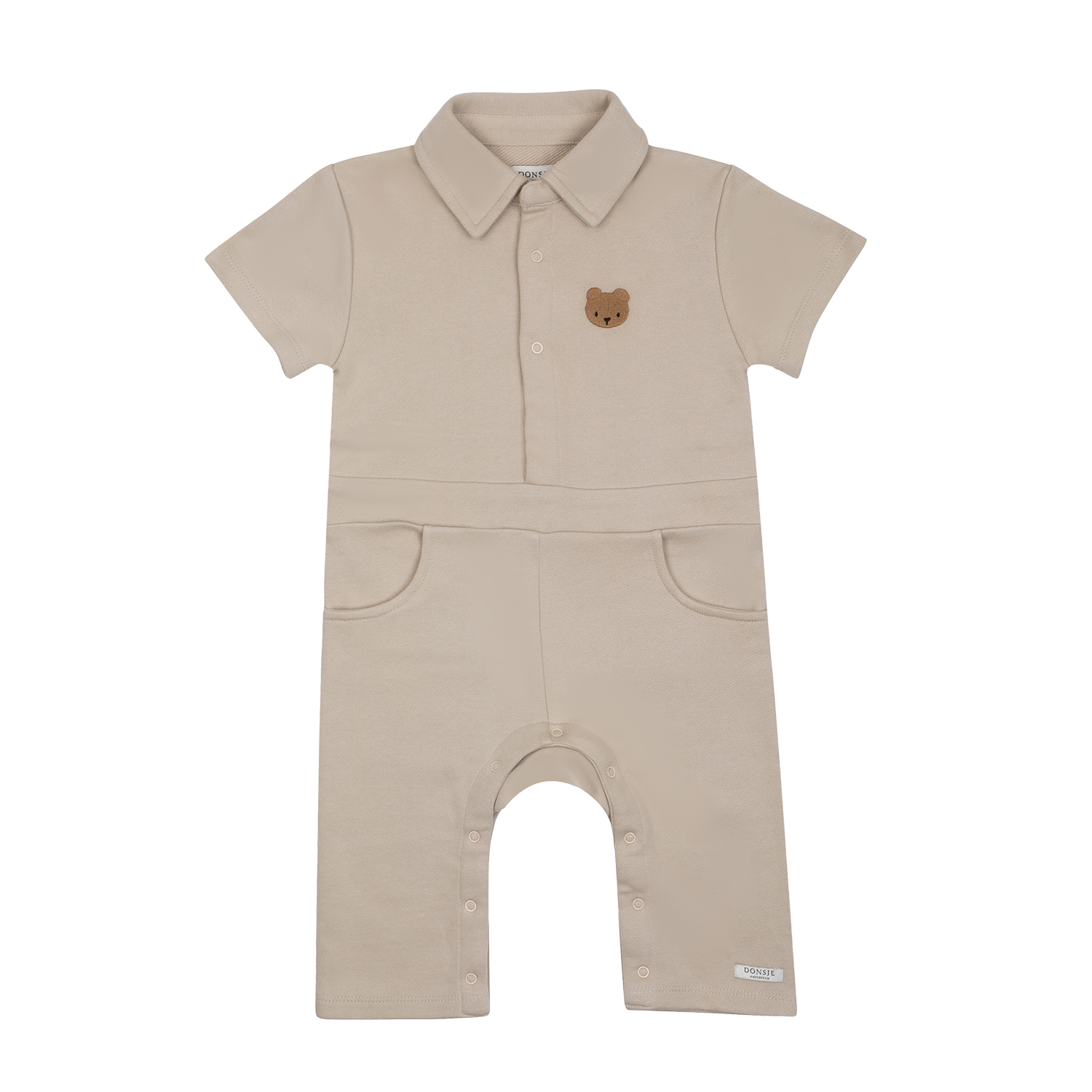 Piebe Jumpsuit | Bear | Biscotti