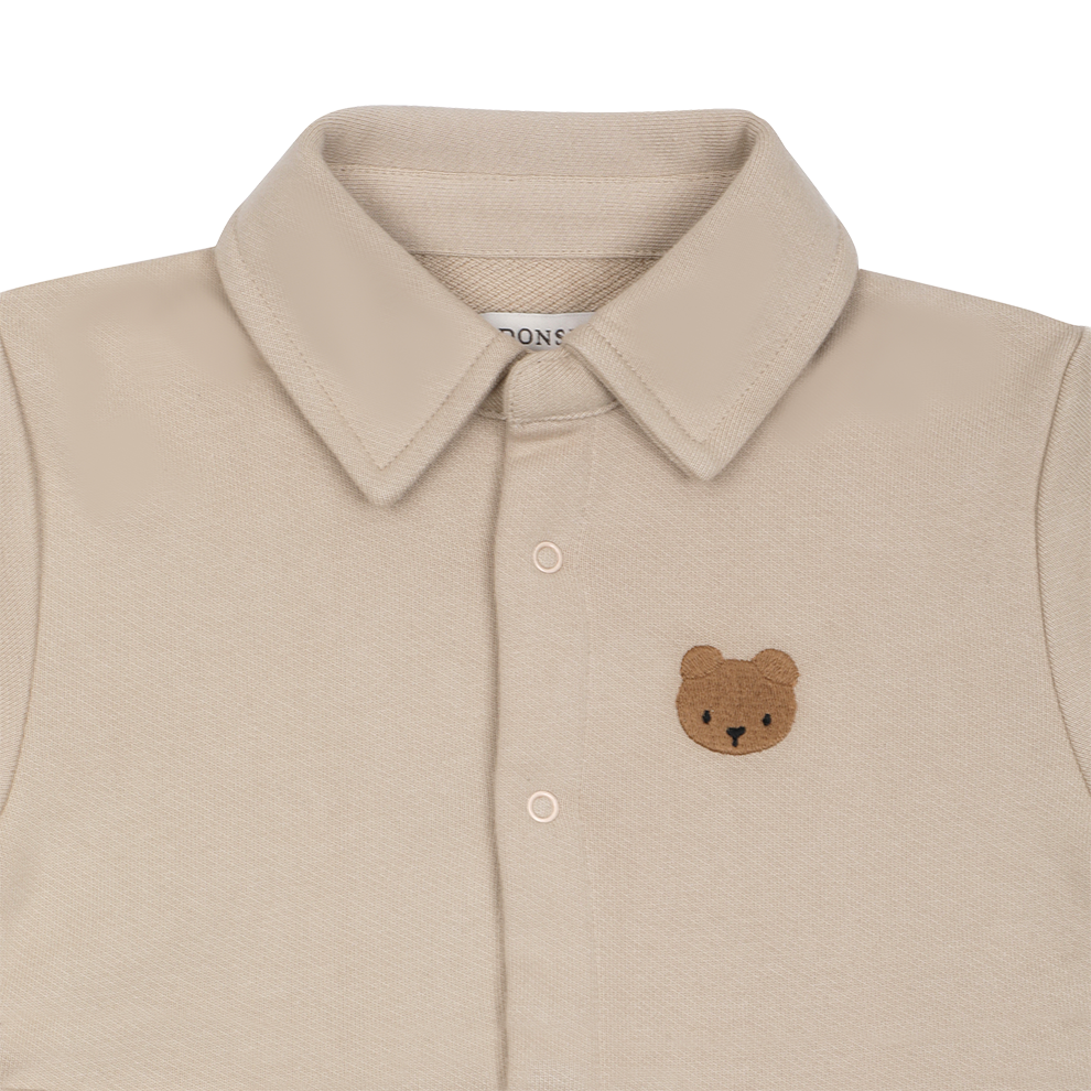 Piebe Jumpsuit | Bear | Biscotti