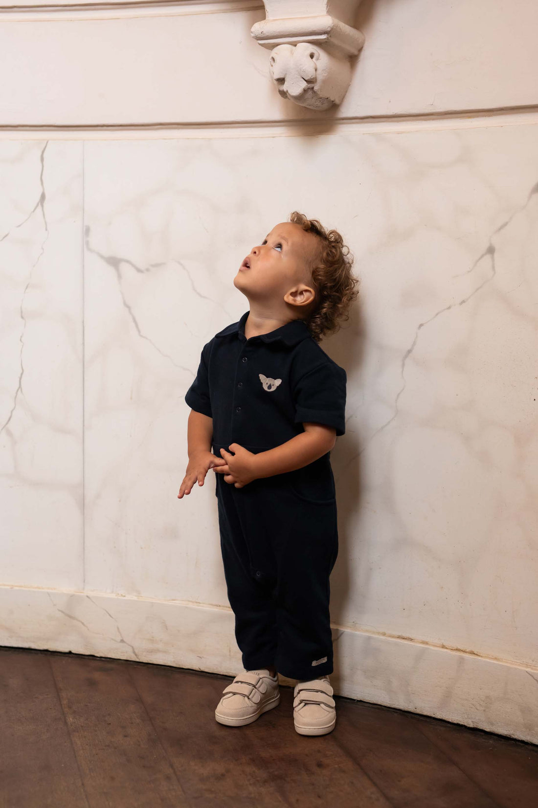 Piebe Jumpsuit | Koala | Navy Blue