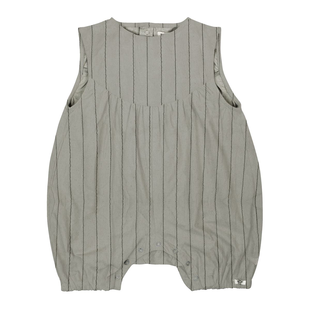 Salotte Playsuit | Dusty Green – Thyme Striped