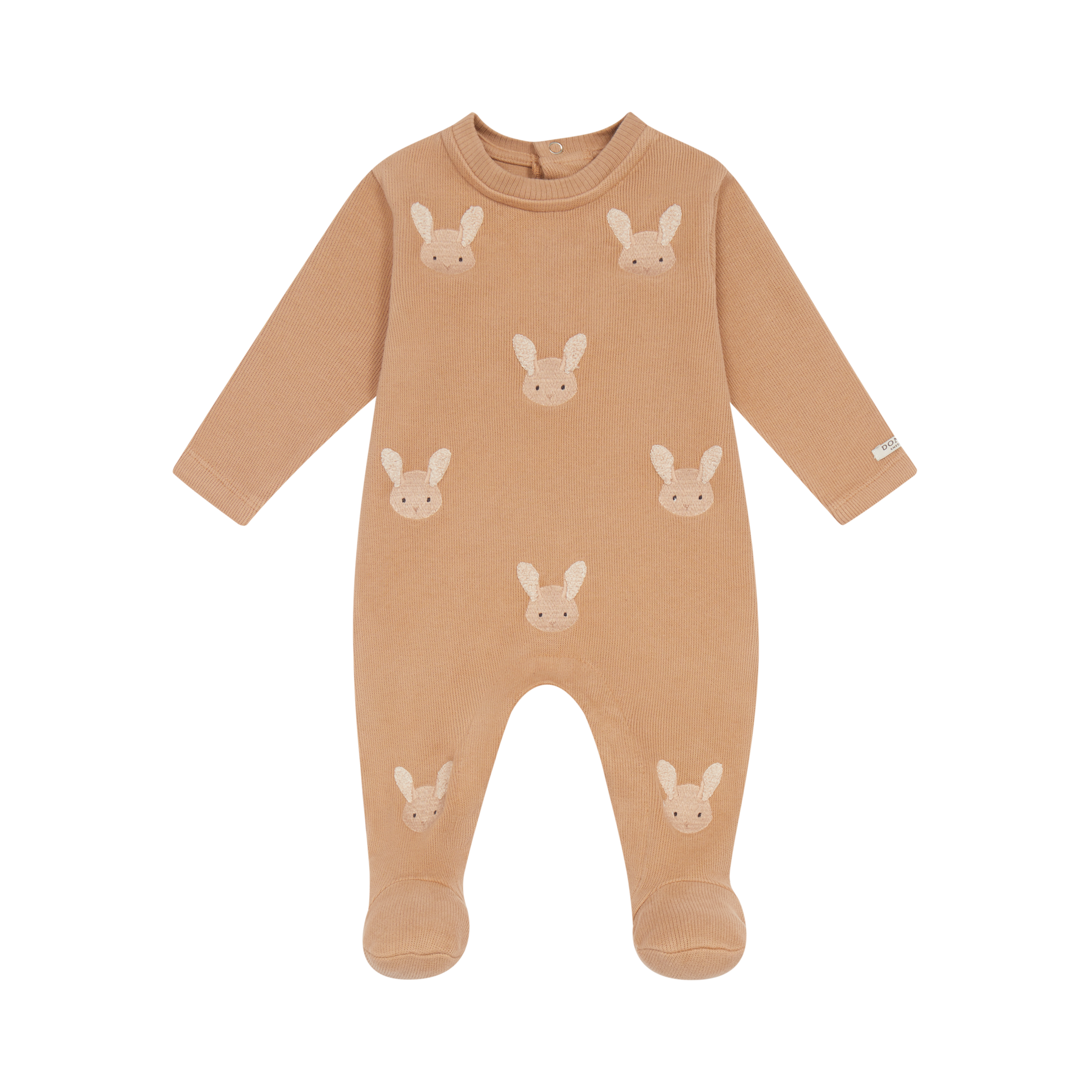 Phlyn Onesie | Fluffy Bunnies | Rose Mocha
