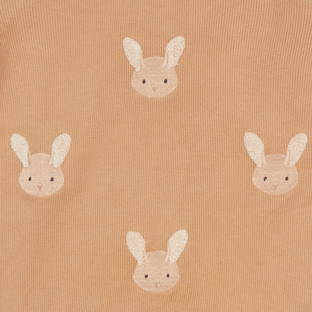 Phlyn Onesie | Fluffy Bunnies | Rose Mocha