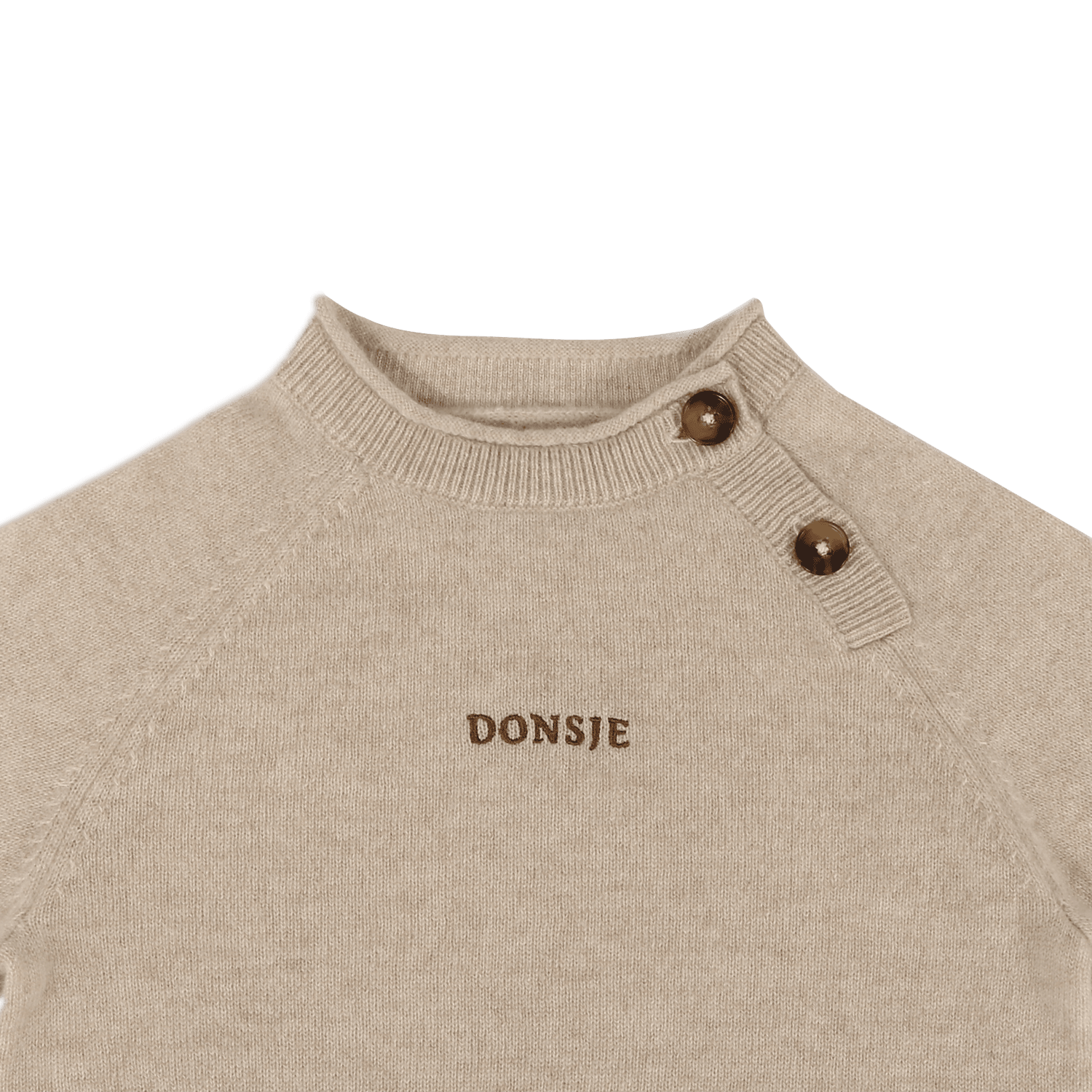 Collyns Cashmere Wool Sweater | Soft Sand Melange