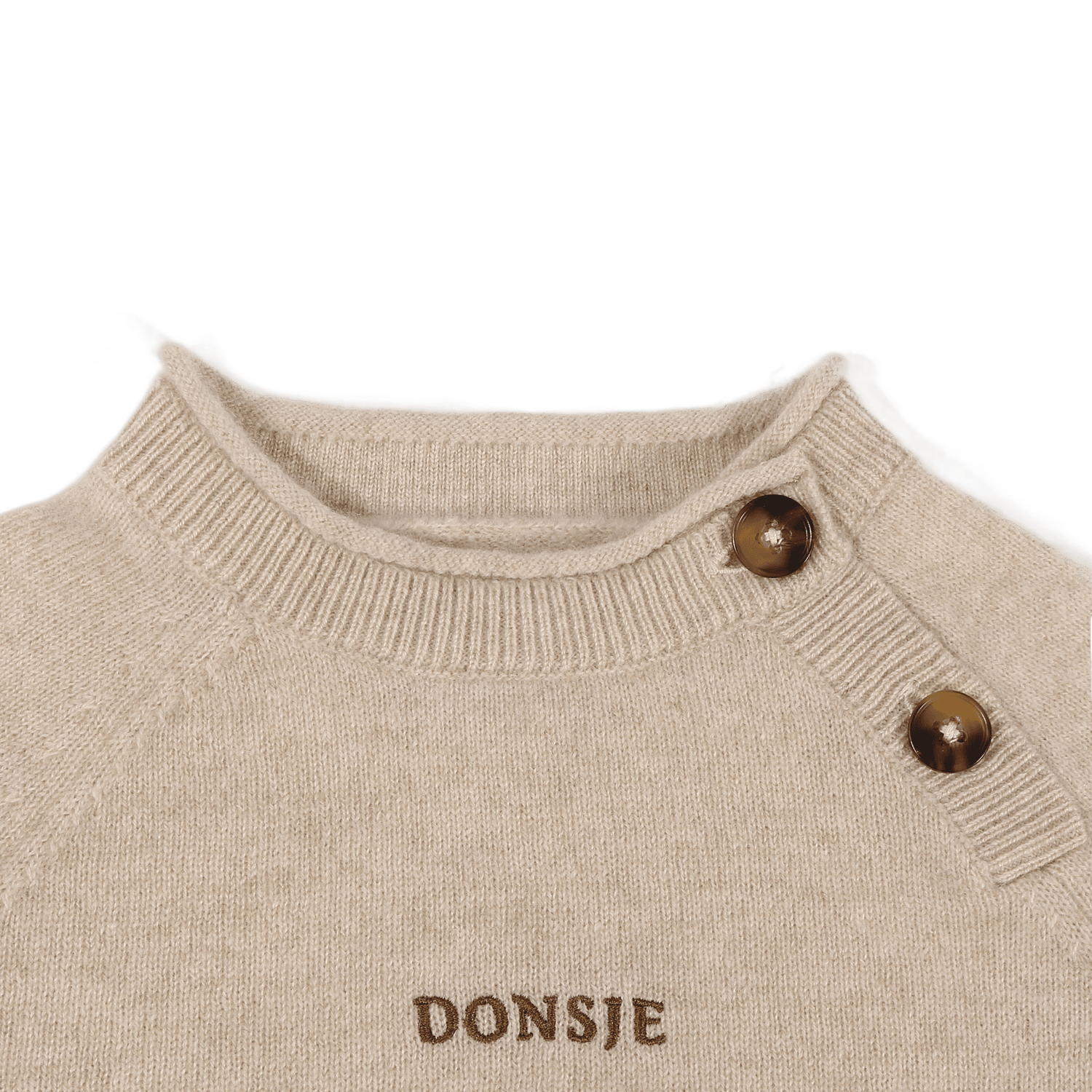 Collyns Cashmere Wool Sweater | Soft Sand Melange
