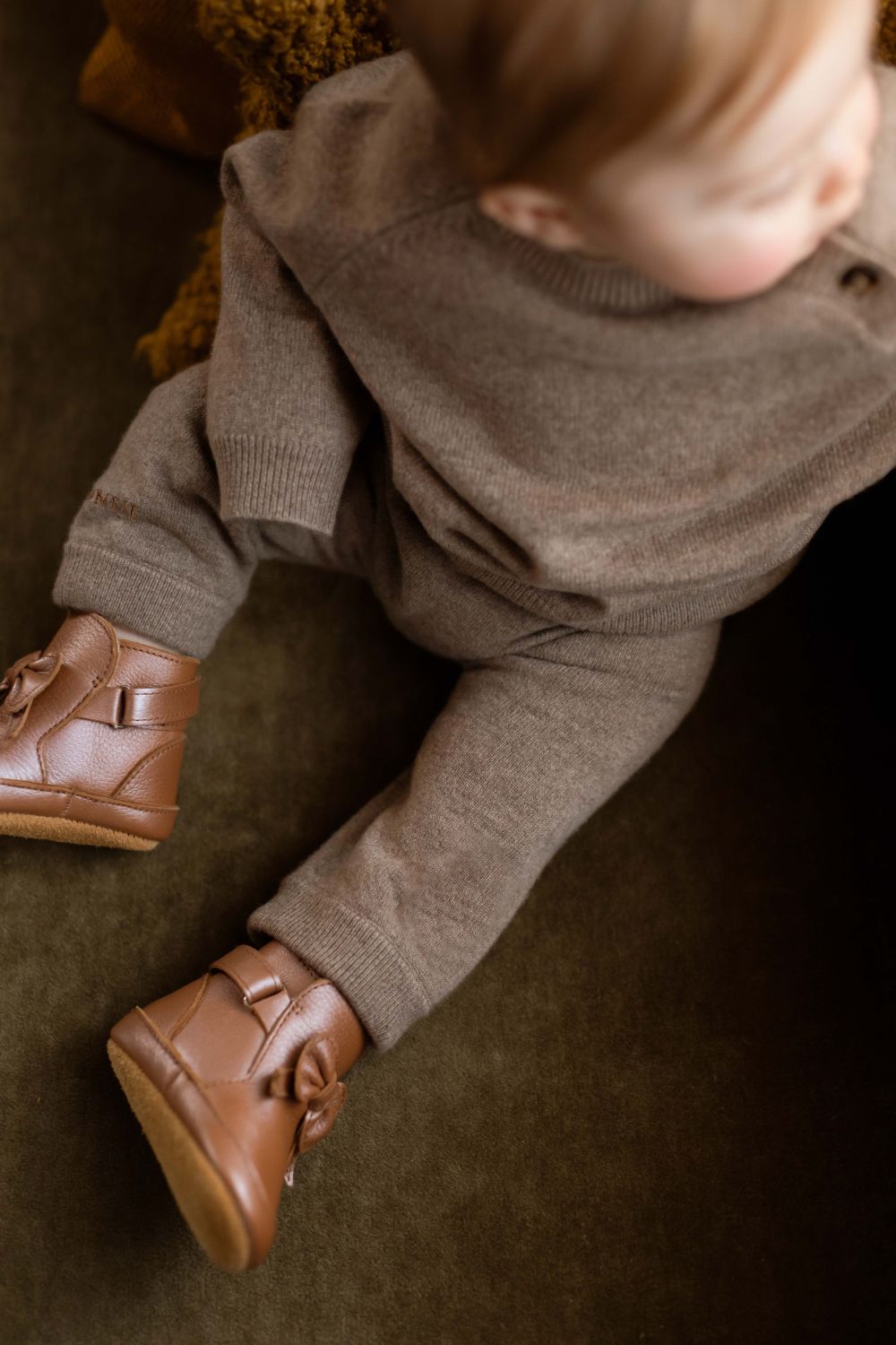 Sevijn Cashmere Wool Trousers | Dusty Brown