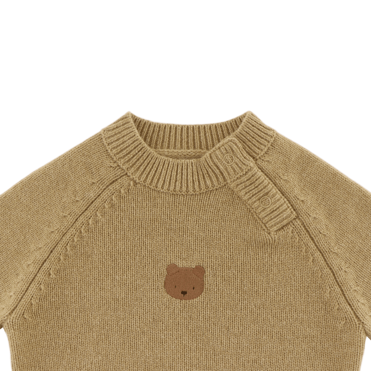 Sibbe Merino Wool Sweater | Bear | Sesame