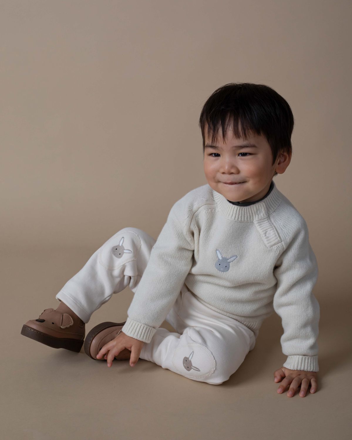 Joek Trousers | Bunnies | Warm White