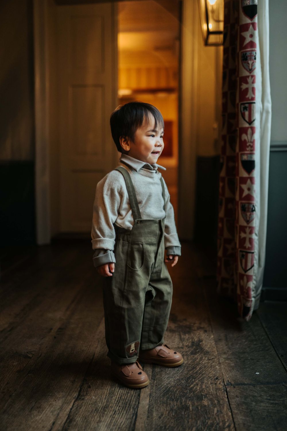 Lewes Overalls | Stone Green