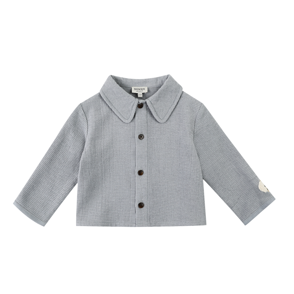 Lukian Shirt | Golden Retriever | Foggy Blue