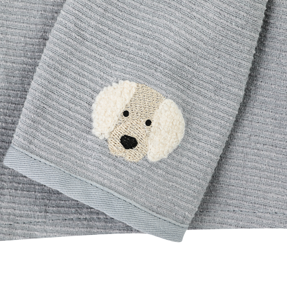 Lukian Shirt | Golden Retriever | Foggy Blue