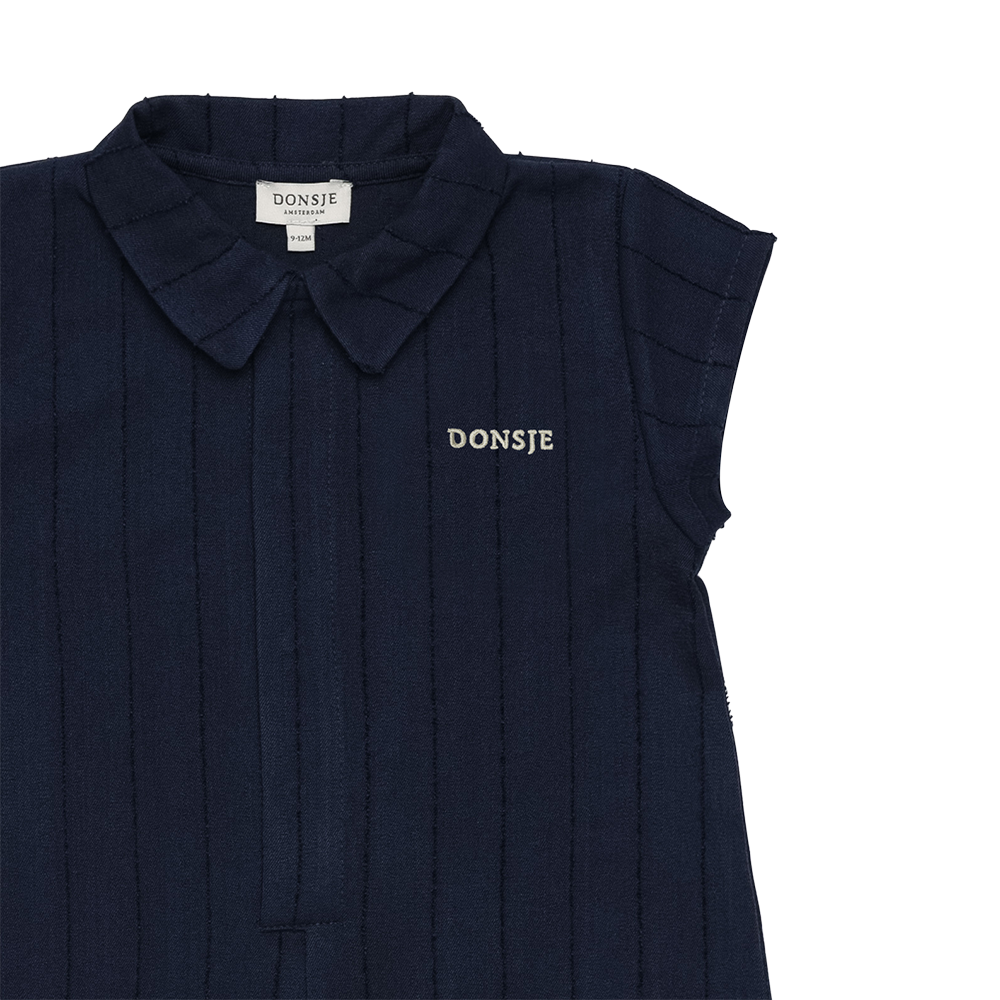 Kajani Playsuit | Blue Marine Striped