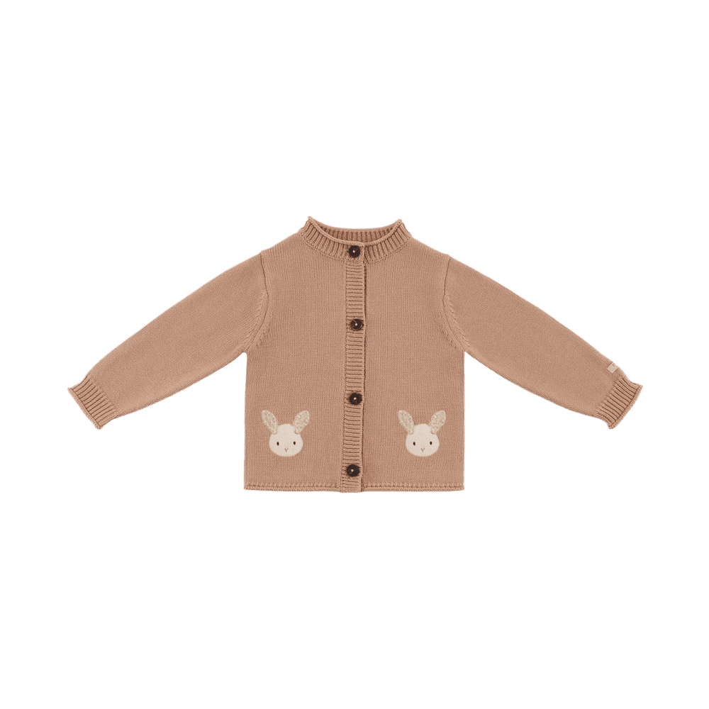 Danta Cardigan | Fluffy Bunny | Rose Mocha