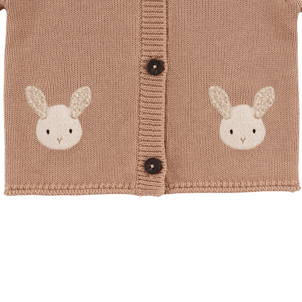 Danta Cardigan | Fluffy Bunny | Rose Mocha