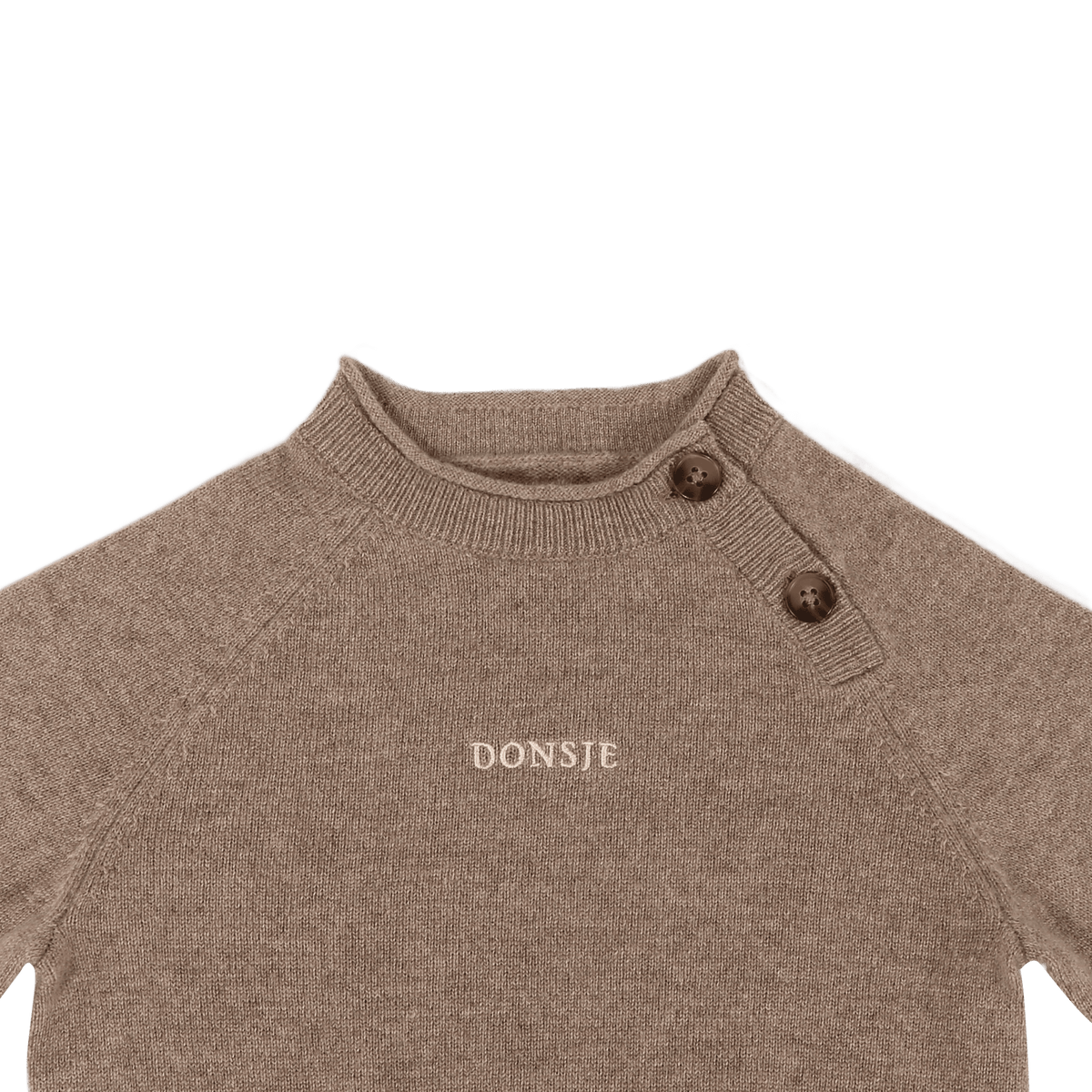 Collyns Cashmere Wool Sweater | Dusty Brown