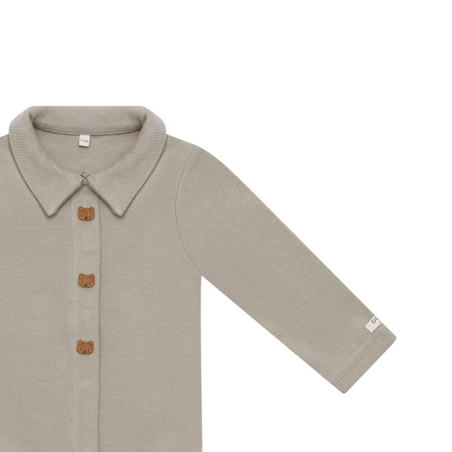 Finnian Bodysuit | Bears | Dusty Green