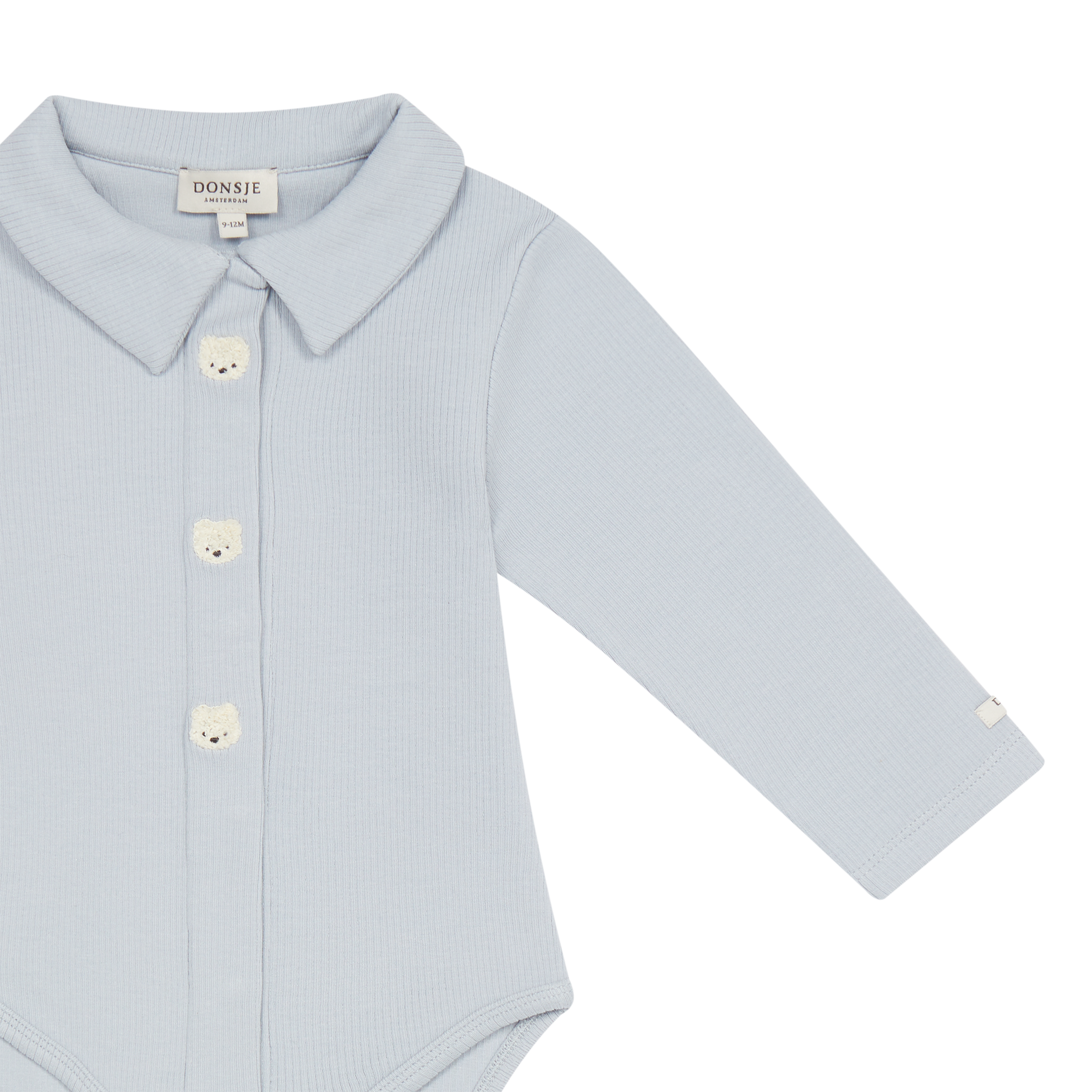 Finnian Bodysuit | Polar Bears | Ice Blue