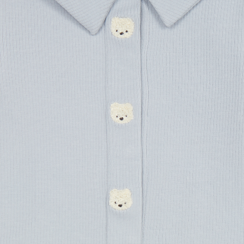 Finnian Bodysuit | Polar Bears | Ice Blue