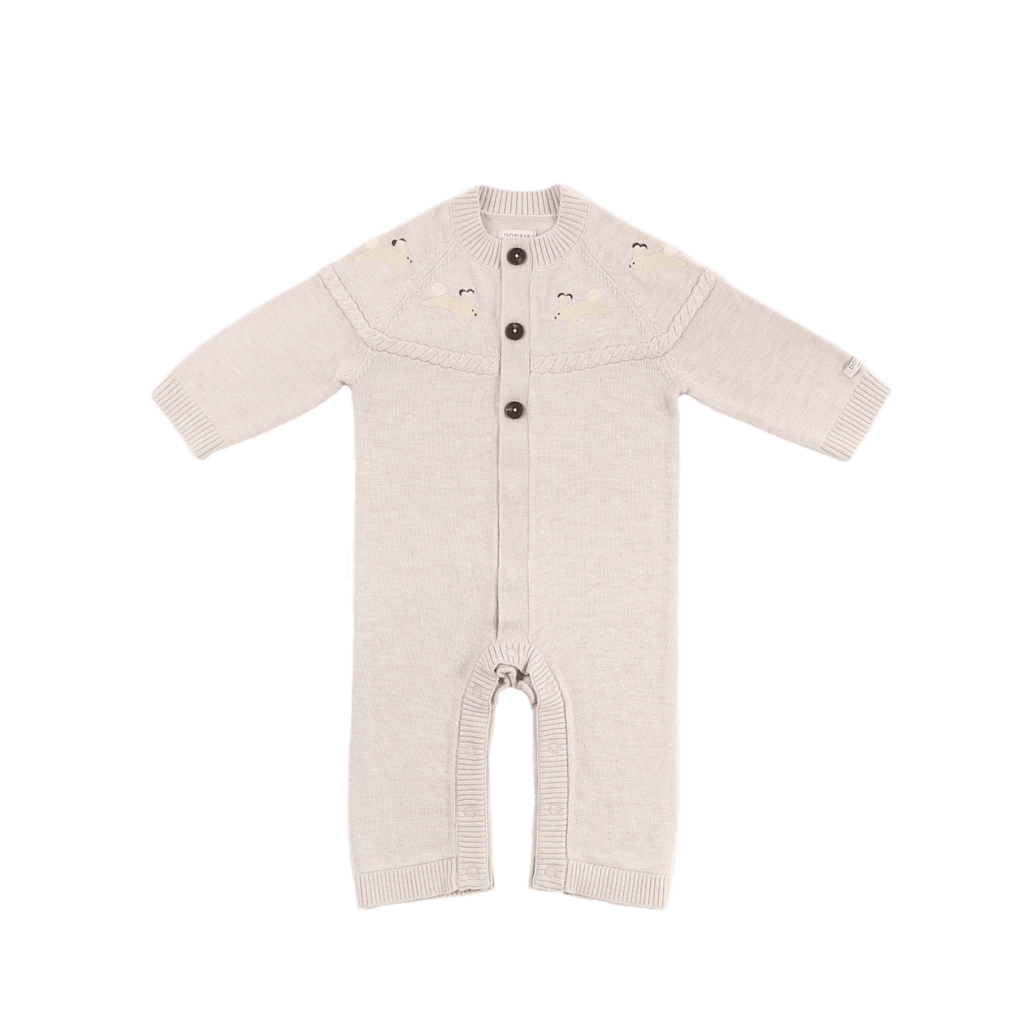 Jorrie Merino Wool Jumpsuit | Arctic Hares | Ash Rose Melange