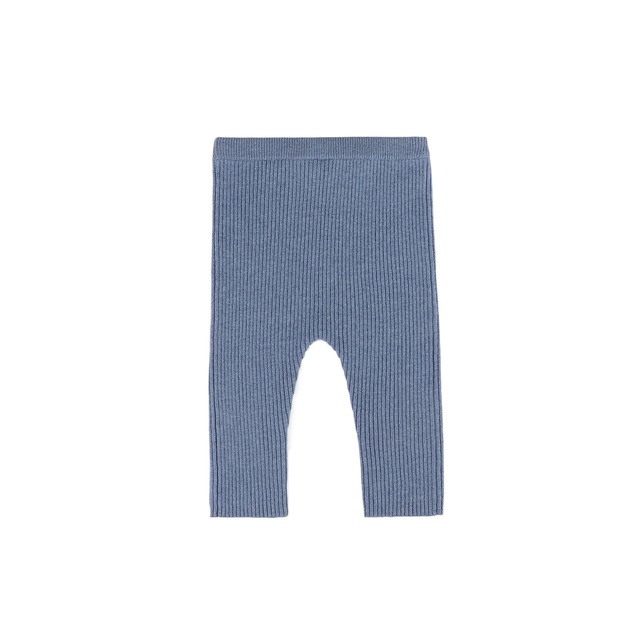 Mesi Merino Wool Trousers | Vintage Blue Melange