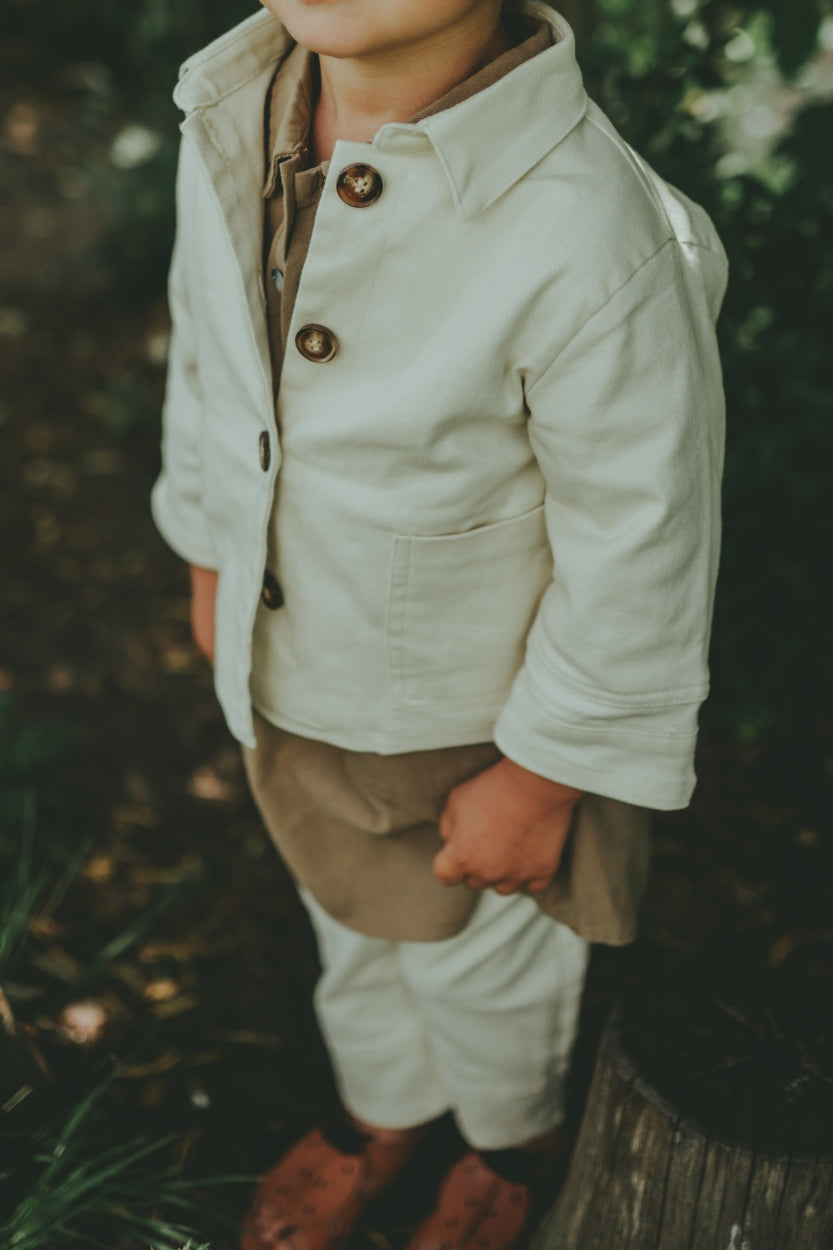 Sasha Jacket | Misty White