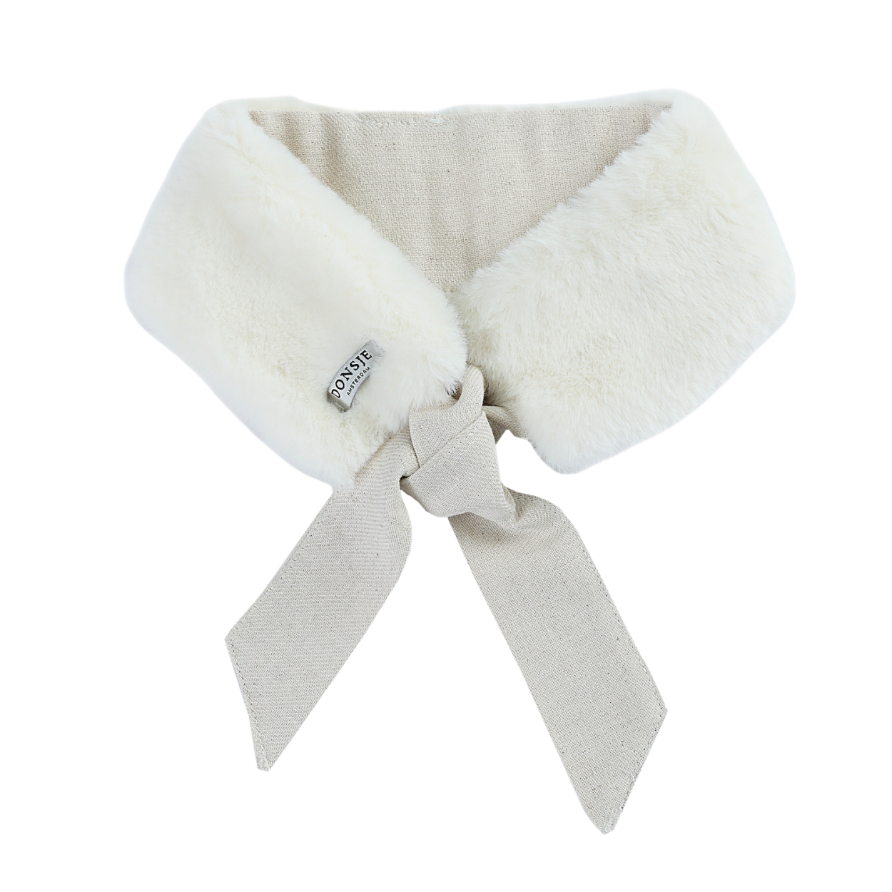 Ella Headband | Off White Teddy