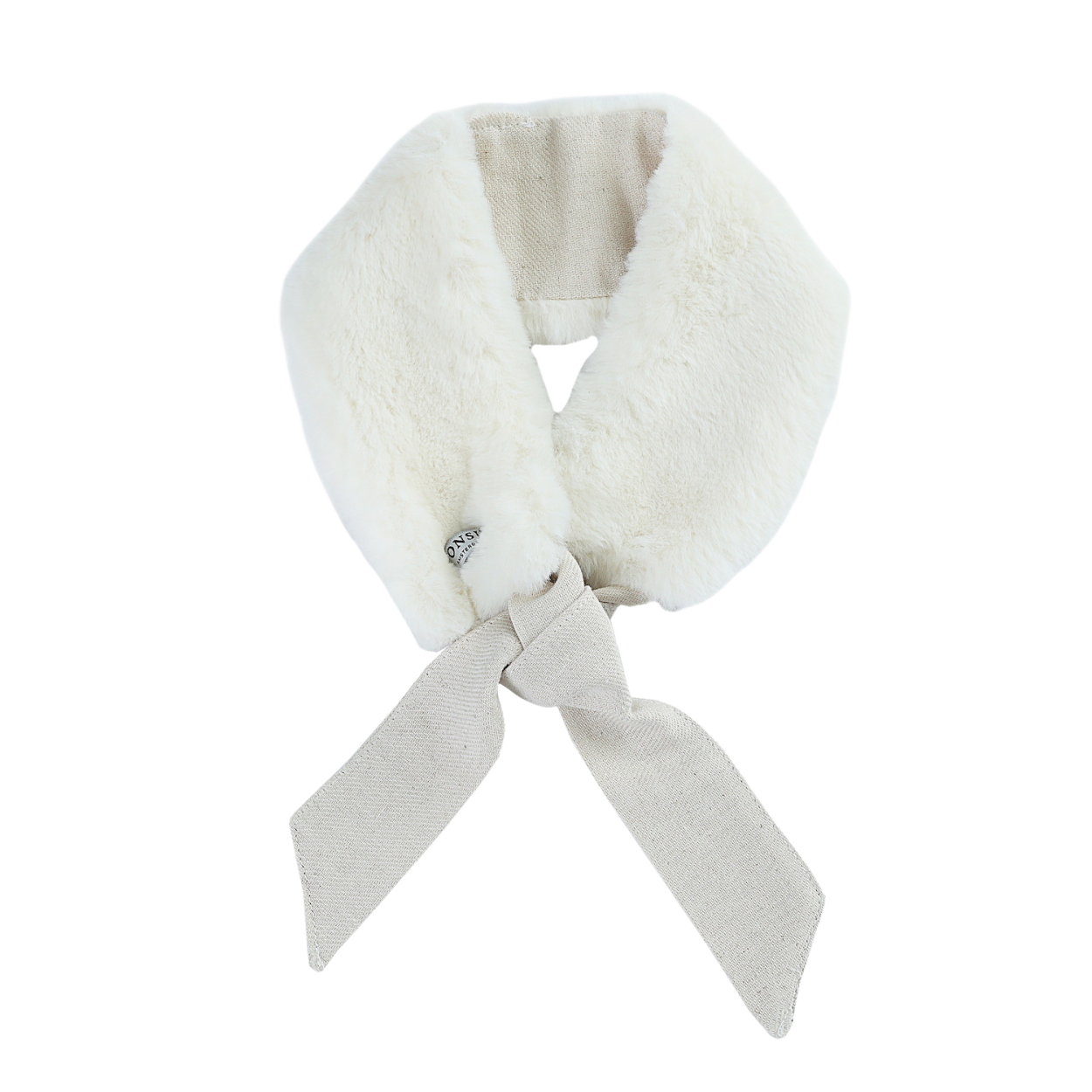 Ella Headband | Off White Teddy