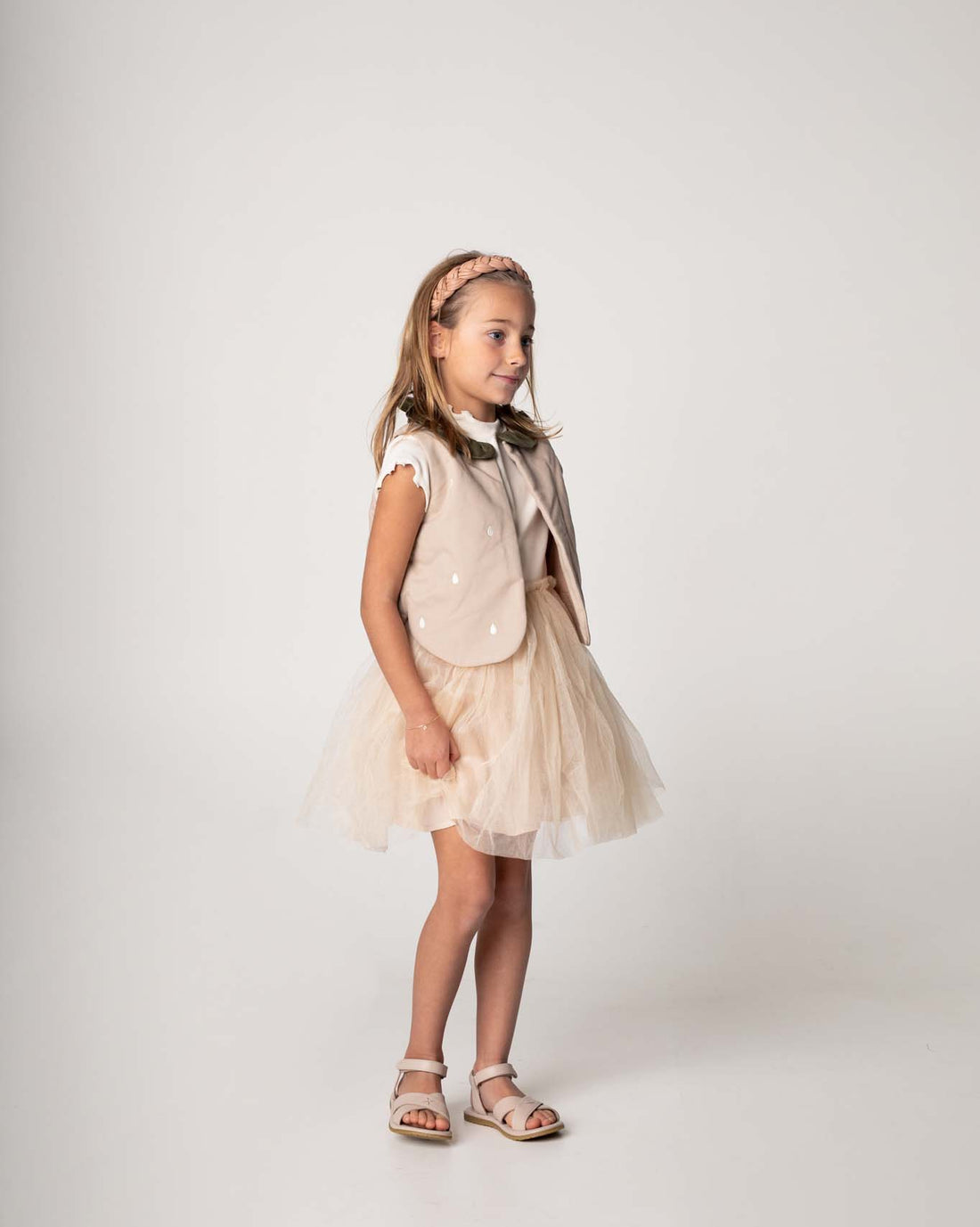 Pien Skirt | Soft Powder Metallic