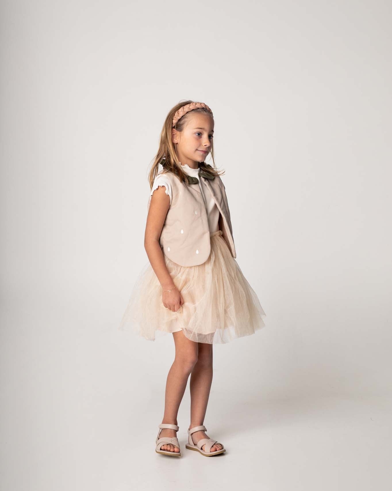 Pien Skirt | Soft Powder Metallic