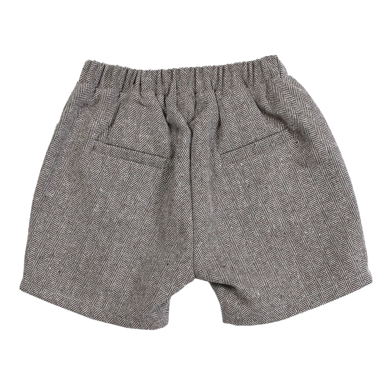 Fifi Shorts | Woody Brown Tweed