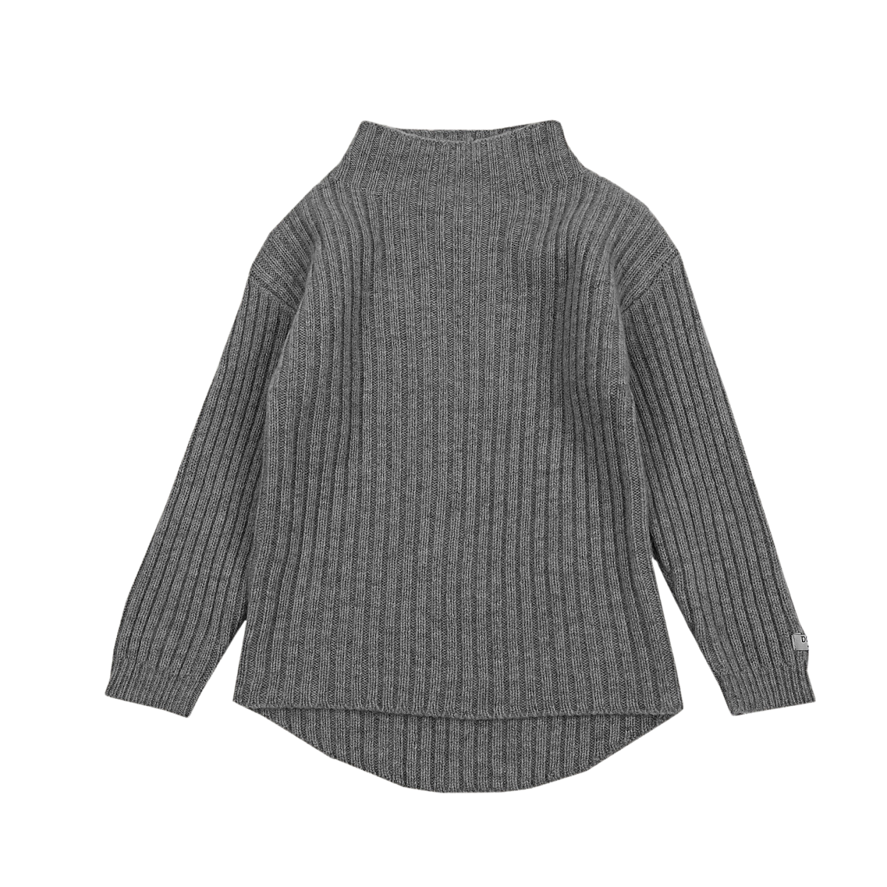 Dai Merino Wool Sweater | Grey Melange