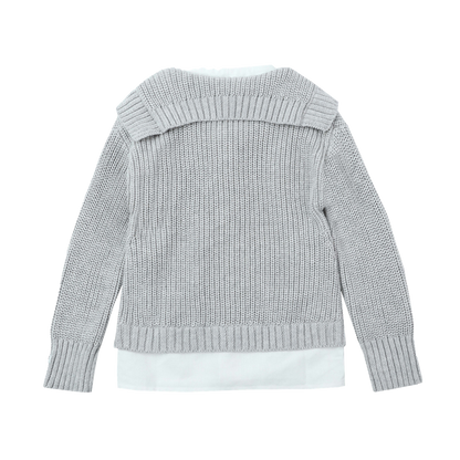 Joost Sweater | Pale Grey Melange
