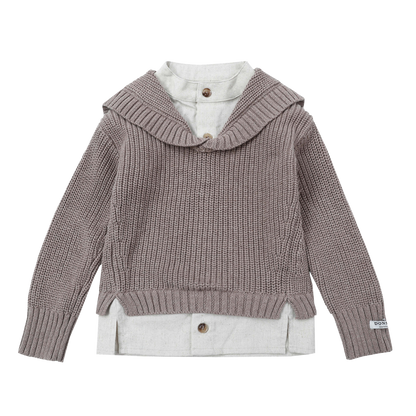 Joost Sweater | Grey Beige Melange