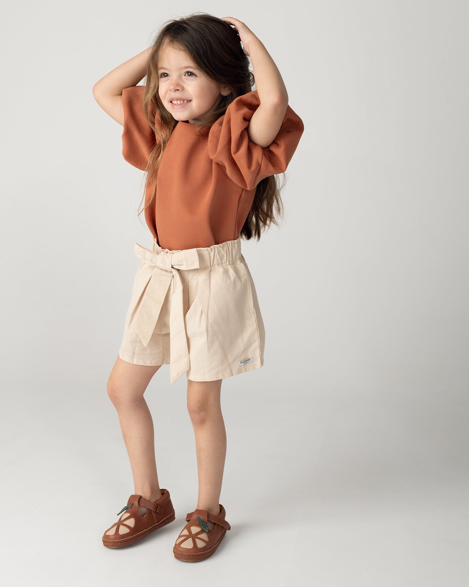 Bowi Shoes | Grapefruit | Walnut Leather