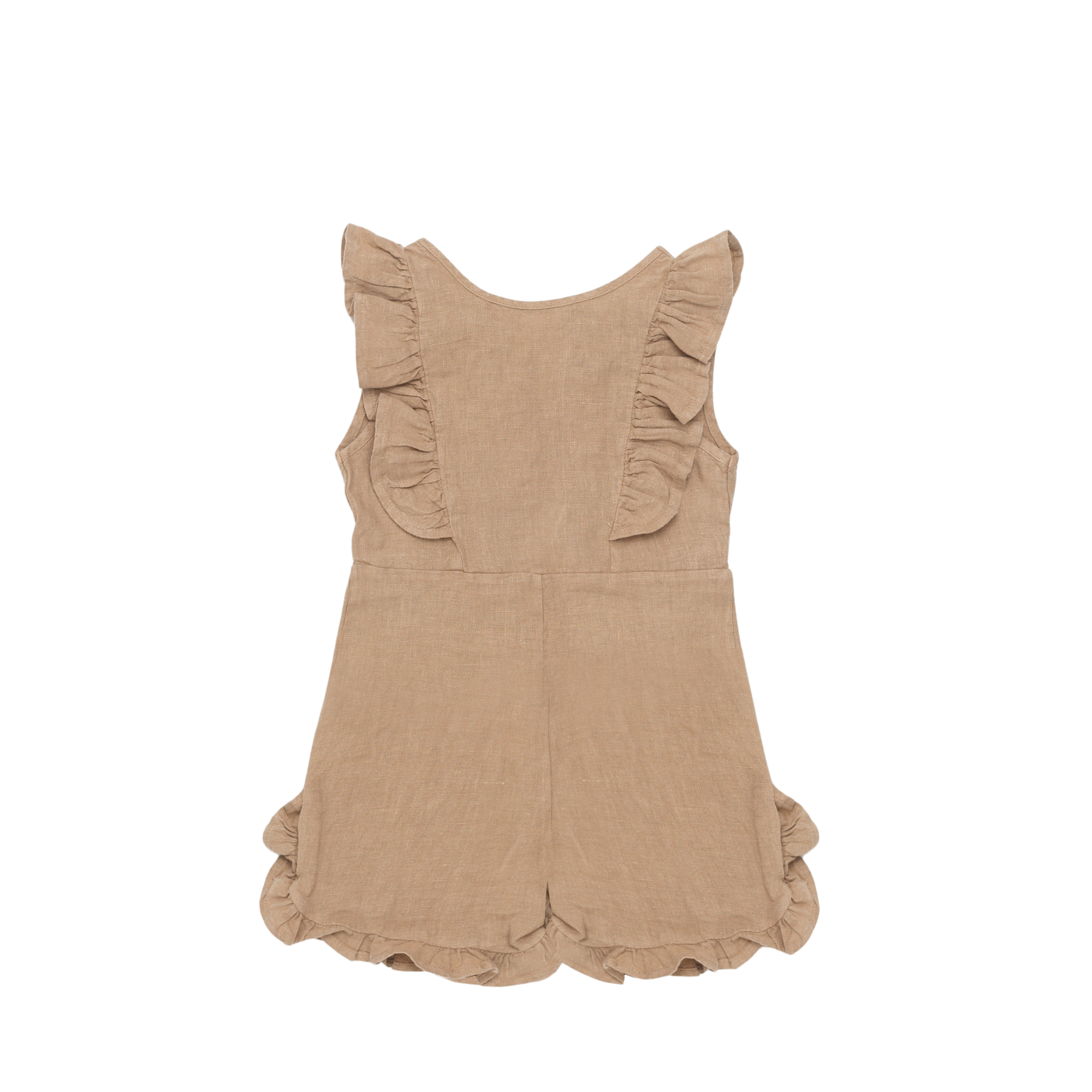 Kiki Linen Playsuit | Latte