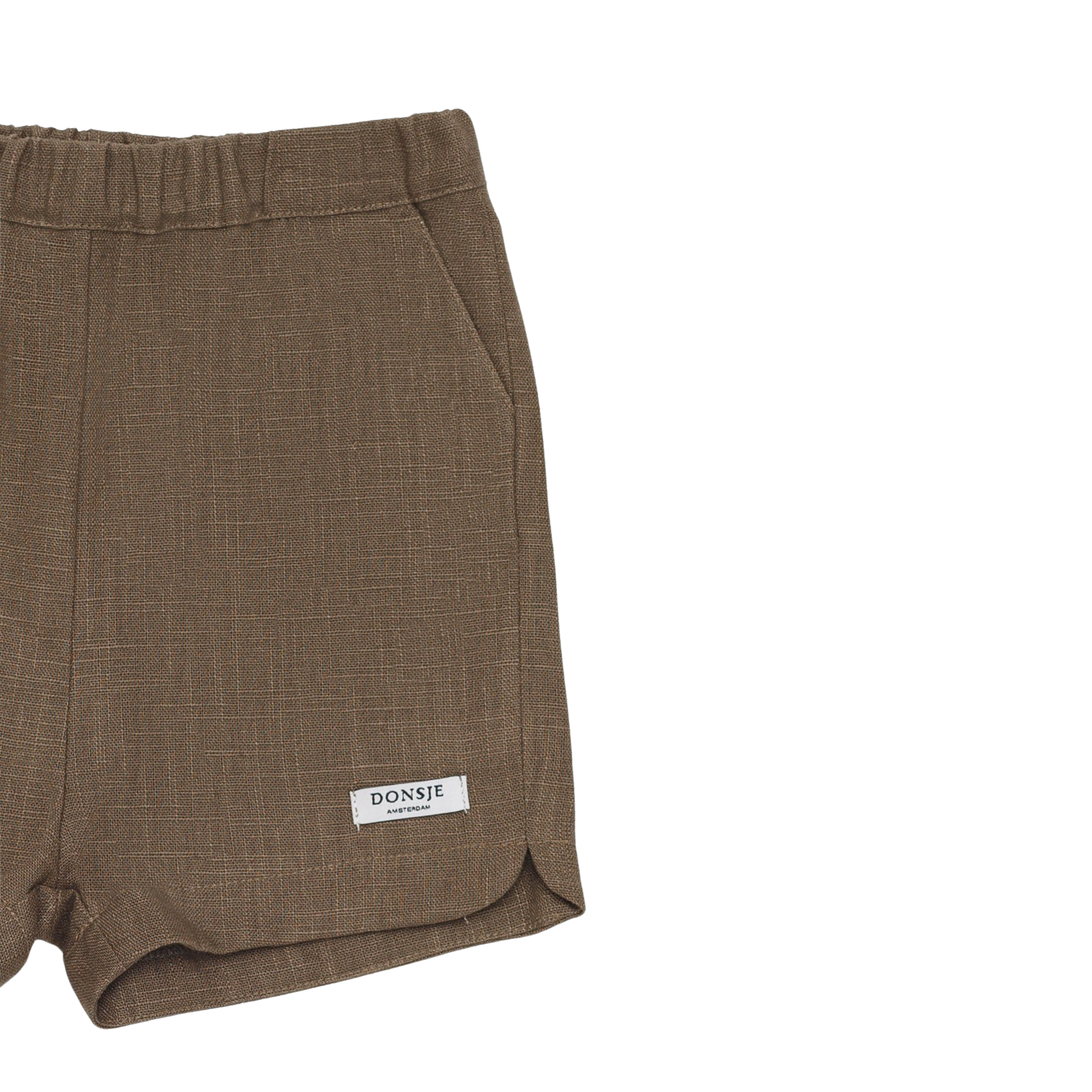 Wavel Linen Shorts | Brown