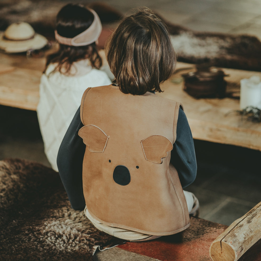 Noa Gilet | Koala | Truffle Nubuck