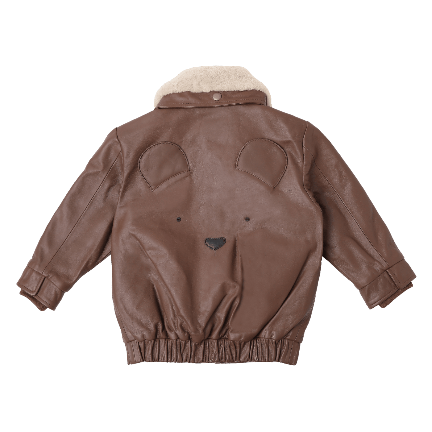 Yuki Leather Jacket | Bear | Cognac Leather