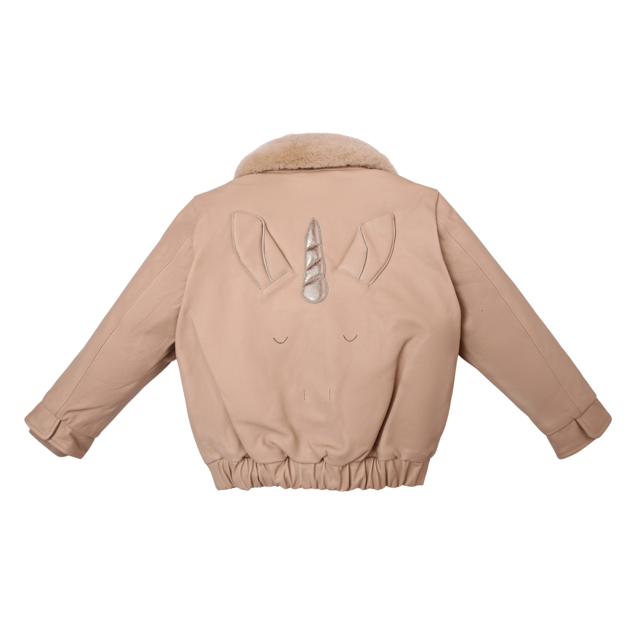 Yuki Leather Jacket | Unicorn | Powder Cream Leather