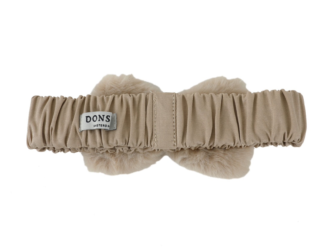 Crully Headband | Light Teddy