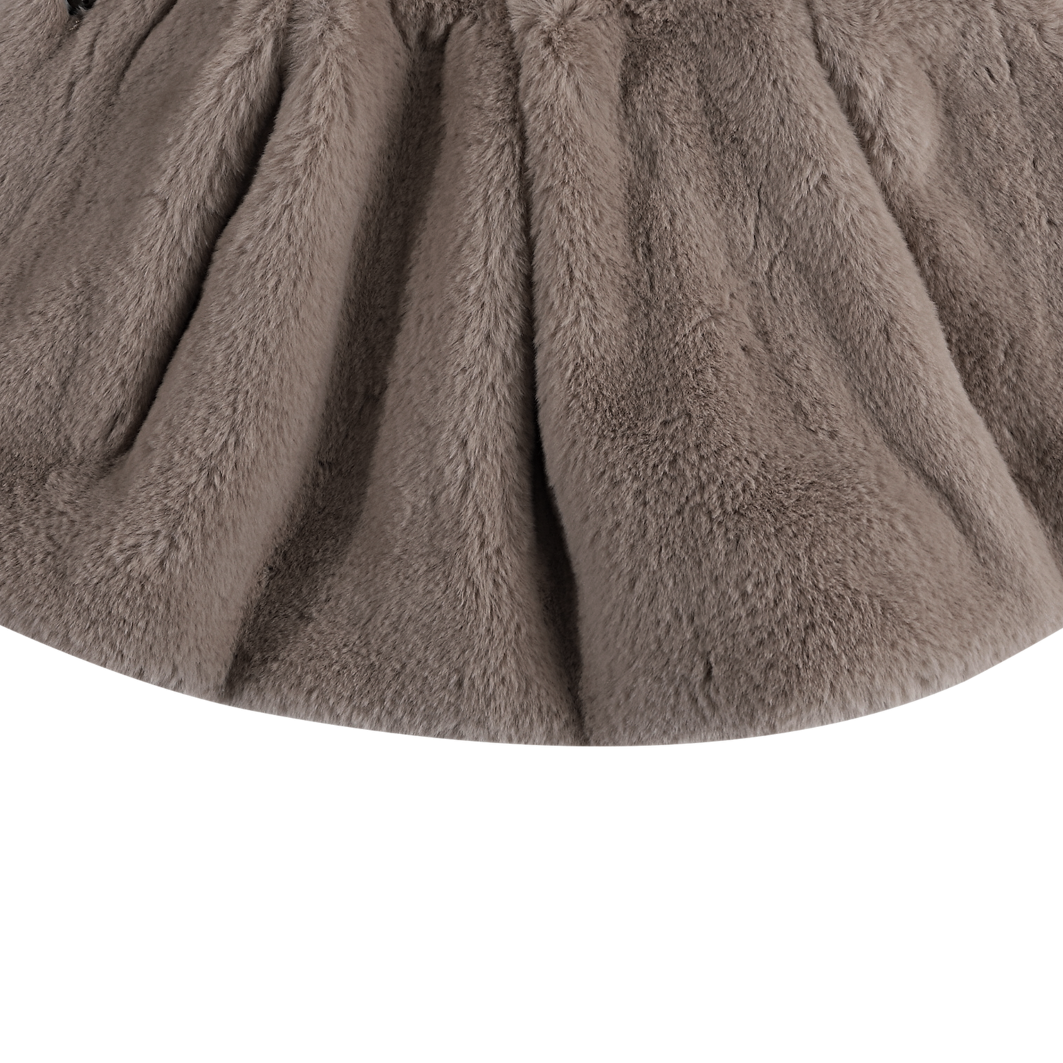 Isabelle Skirt | Dark Taupe Teddy