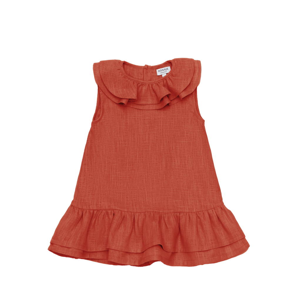 Michelle Linen Dress | Rosewood