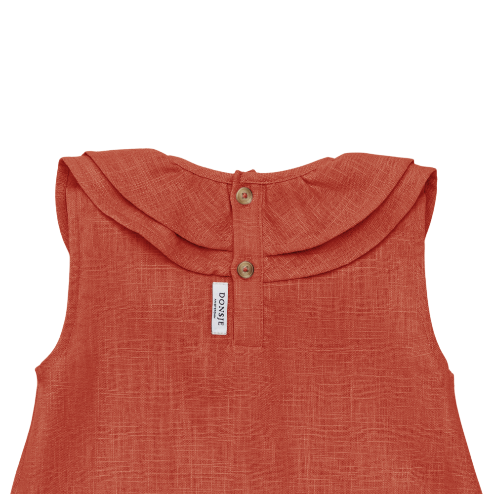 Michelle Linen Dress | Rosewood