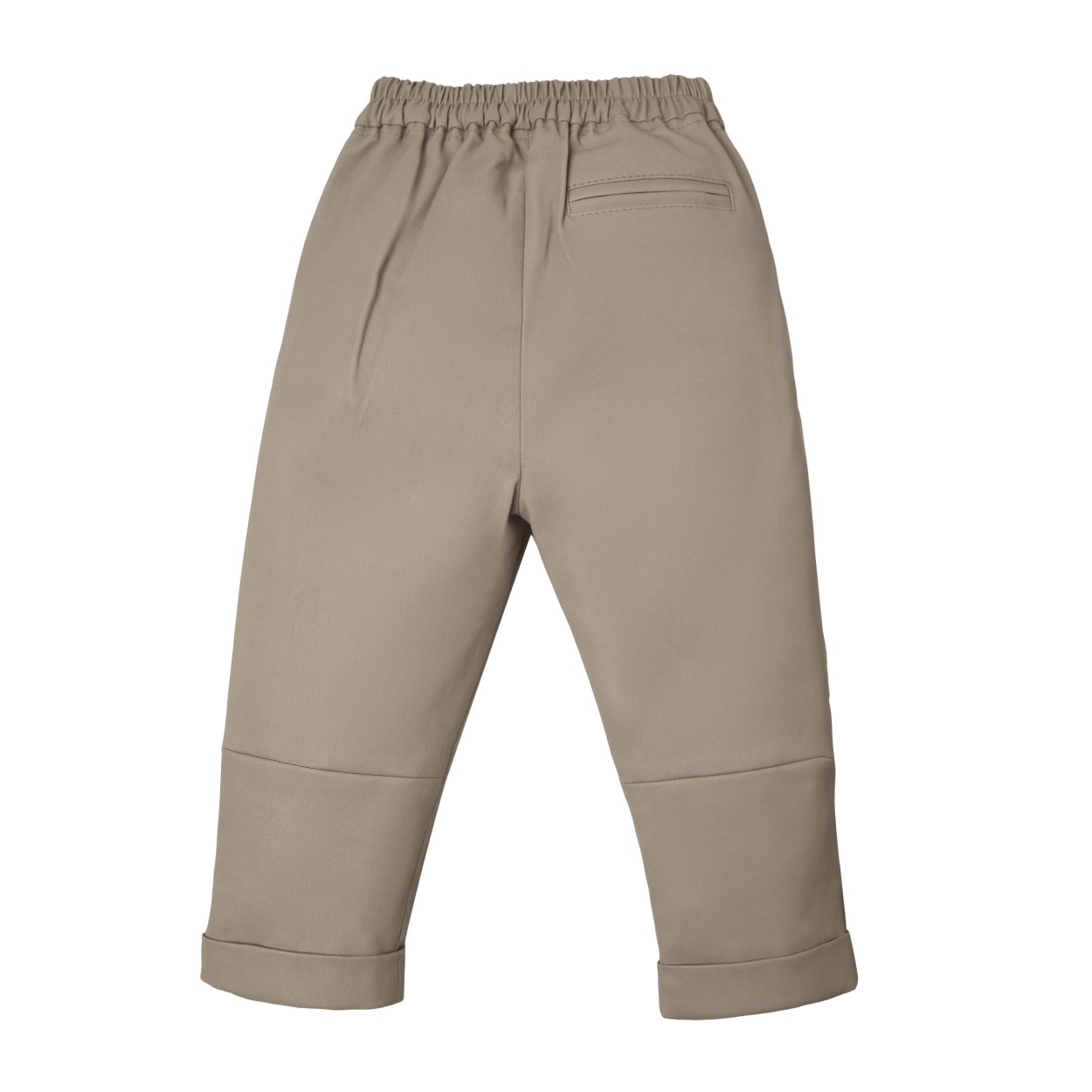 Bobbie Leather Trousers | Dark Taupe Leather