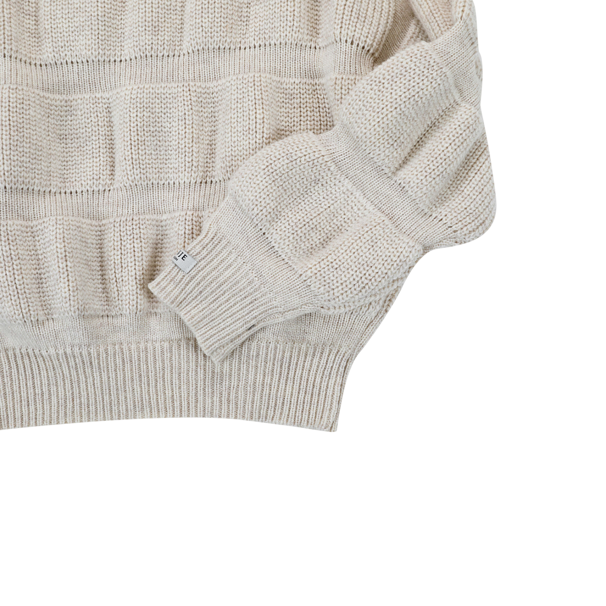 Ceou Sweater | White Sand Melange