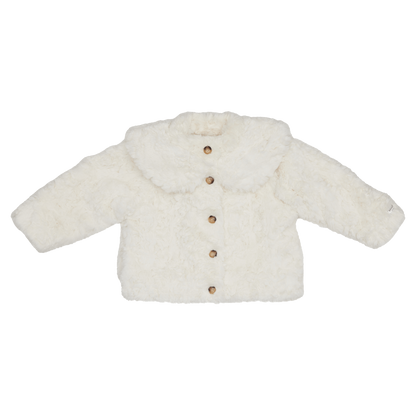 Marie Jacket | Off White Teddy