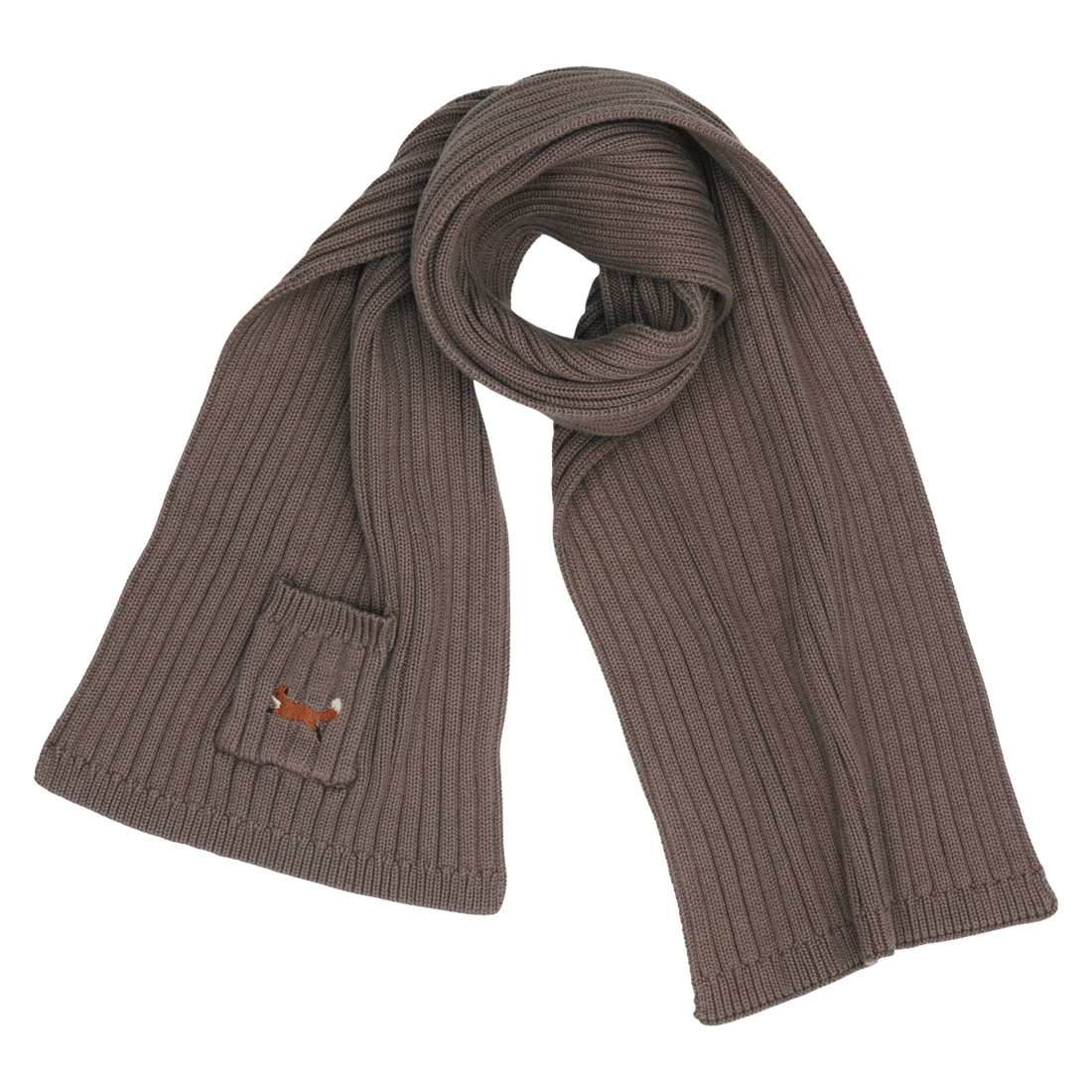 To Scarf | Fox | Dark Taupe Melange