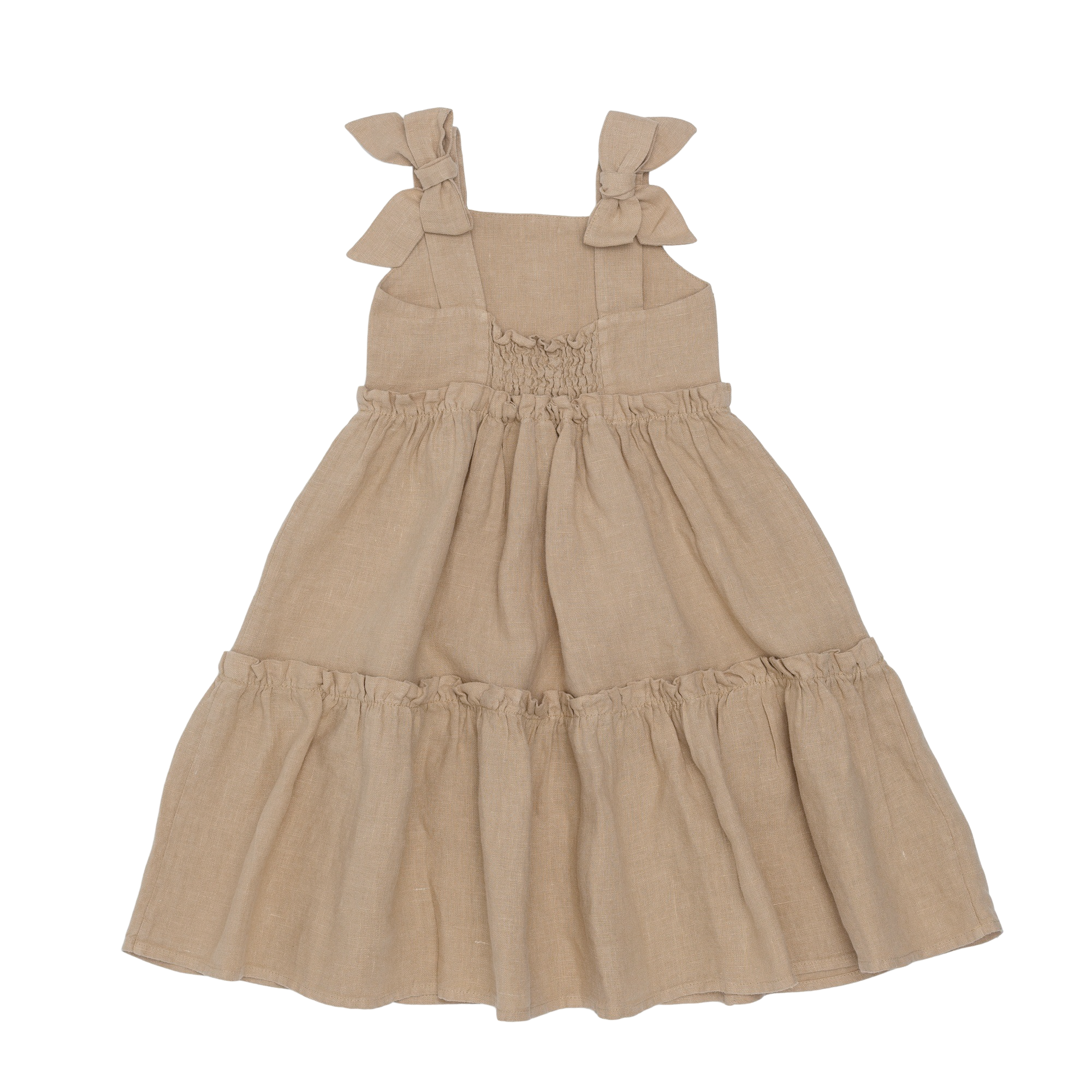 Janne Linen Dress | Latte